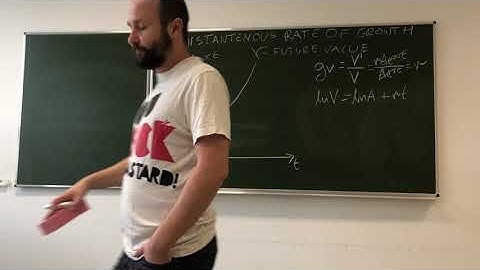 07. DEA: Continuous and discrete time: growth rates and discounting