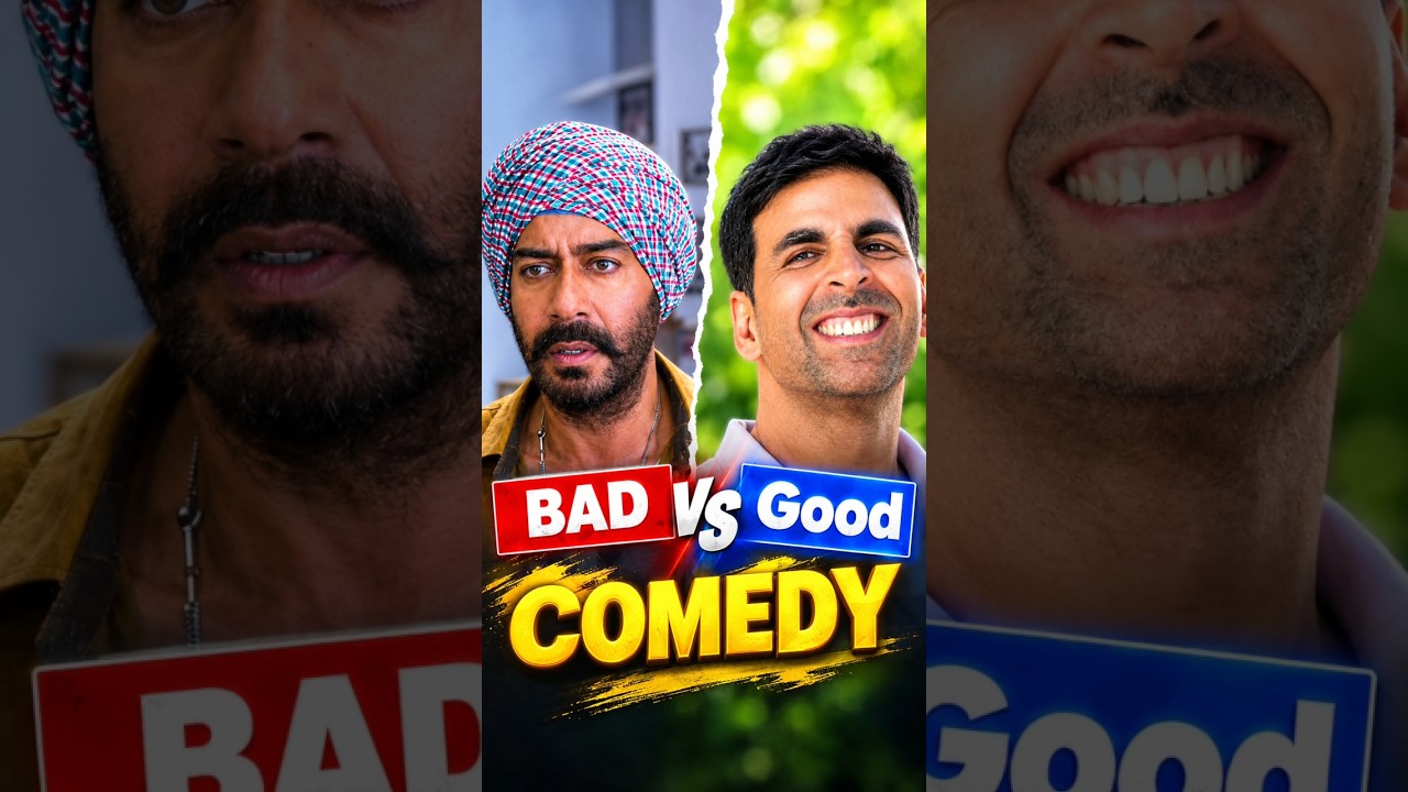 Bad Comedy vs Good Comedy | 5 Worst vs 5 Best Movies 🔥 #Shorts