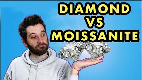 How to tell the difference between a DIAMOND and MOISSANITE Stone?!