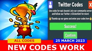 NEW UPDATE CODES [SPRING EGG] Clicker Simulator ROBLOX | ALL CODES | March 25, 2023