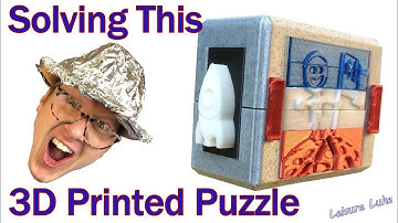 Solving This 3D-Printed Puzzle Box - Find the ALIEN!  (the launch by Leisure Luke)