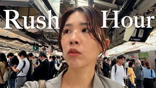 Tokyo at 8AM 🇯🇵 | Surviving Japan’s Crowded Rush Hour Trains🚃 News