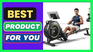 Rowing Machine for Home, 350 LB Capacity, 16-Level Silent Resistance,