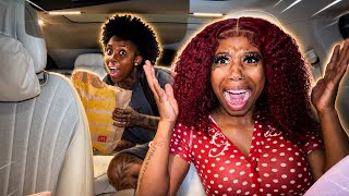 HIDING IN TRUNK & TAKING FIANCÉE FOOD 🤯 * HILARIOUS * 