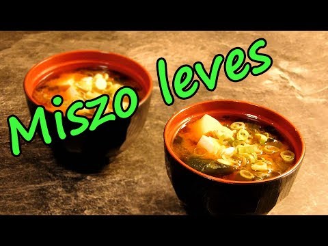 Videó: Japán Miso Leves Recept