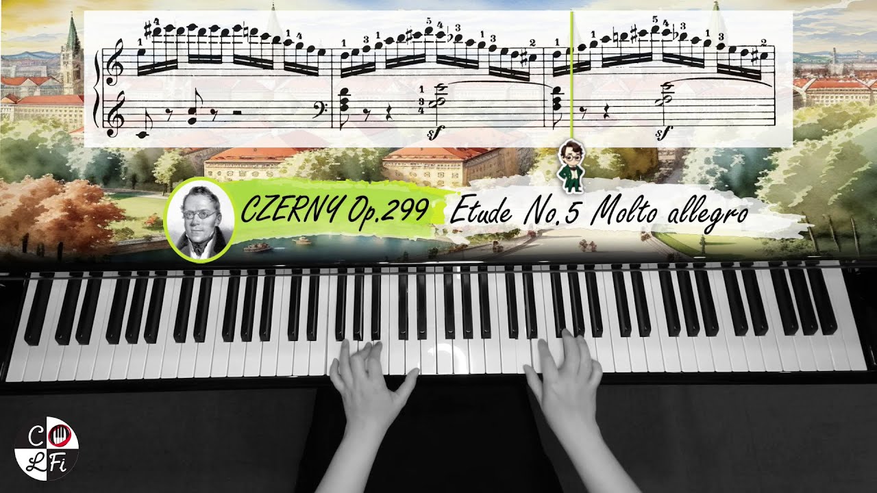 CZERNY Op. 299 Etude No. 5 Molto allegro | Improve your Piano