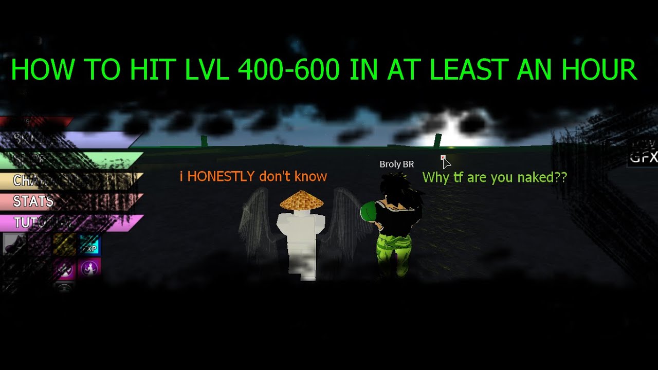 How to hit 400-600 in an hour [ROBLOX:DBZFS]