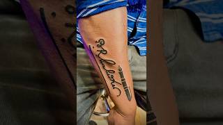 B.R.Ambedkar Signiture Tattoo / Nesh Tattoo's Baramati.  #drbabasahebambedkar #jaybhim #tattoo screenshot 5