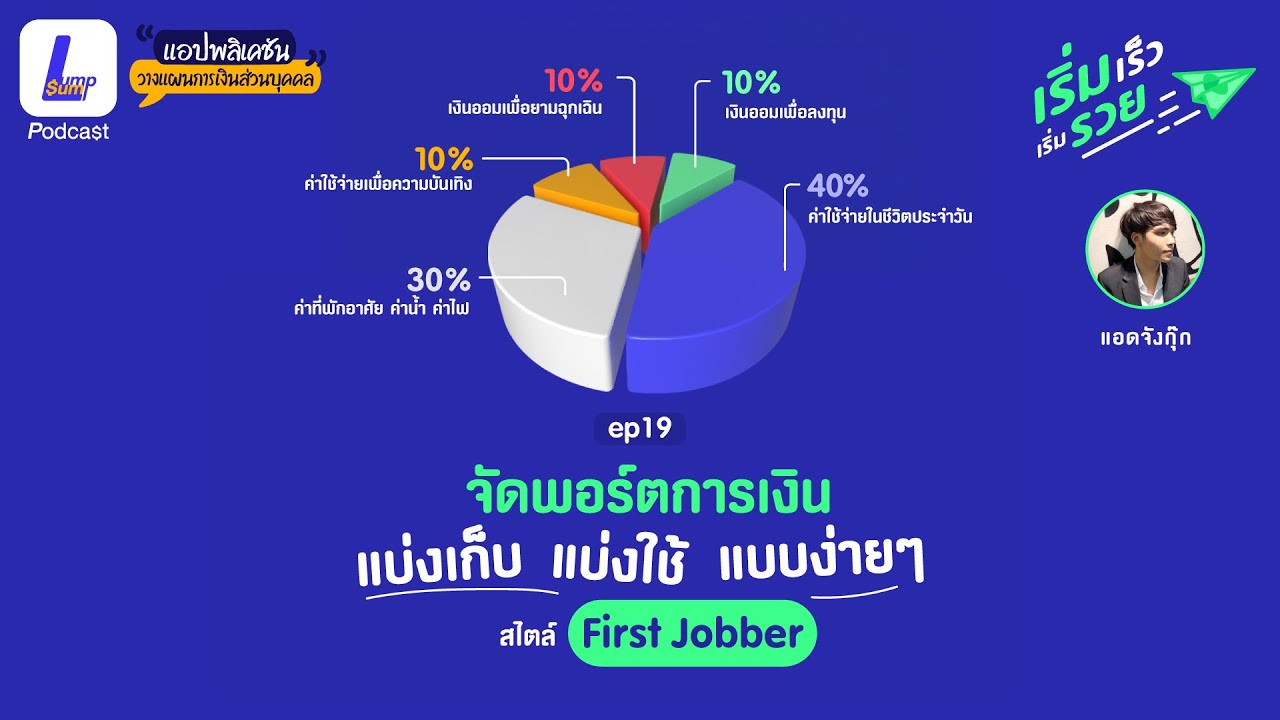 จัดพอร์ตการเงิน แบ่งเก็บ แบ่งใช้ แบบง่ายๆ สไตล์ First Jobber | เริ่ม ...