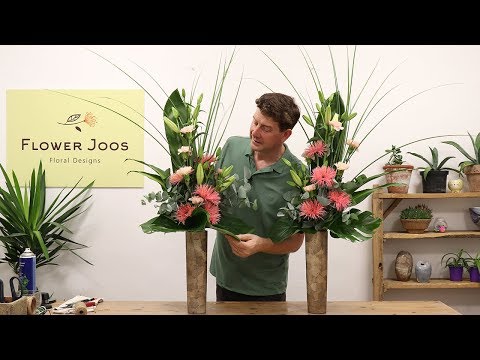 How To Make Matching Altar Arrangements