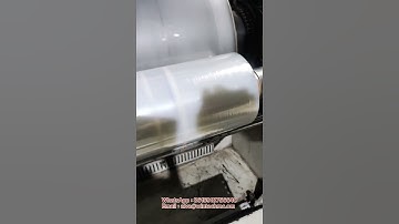1850mm co-extruder fully automatic stretch film machine running well in client