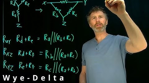 Wye-Delta (Tee-Pi) Conversions for Electrical Circuits