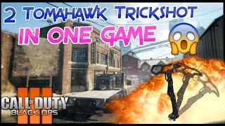 2 CROSS-MAP Tomahawk Trickshots, in ONE GAME!!! -BO3-