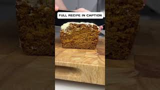 PUMPKIN BREAD & CREAM CHEESE ICING 🎃🍂🔥