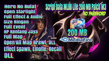 Script Data MLBB Lite Full Skin & Hero patch Roger M3 Terbaru ( 200 MB ) - Size Ringan