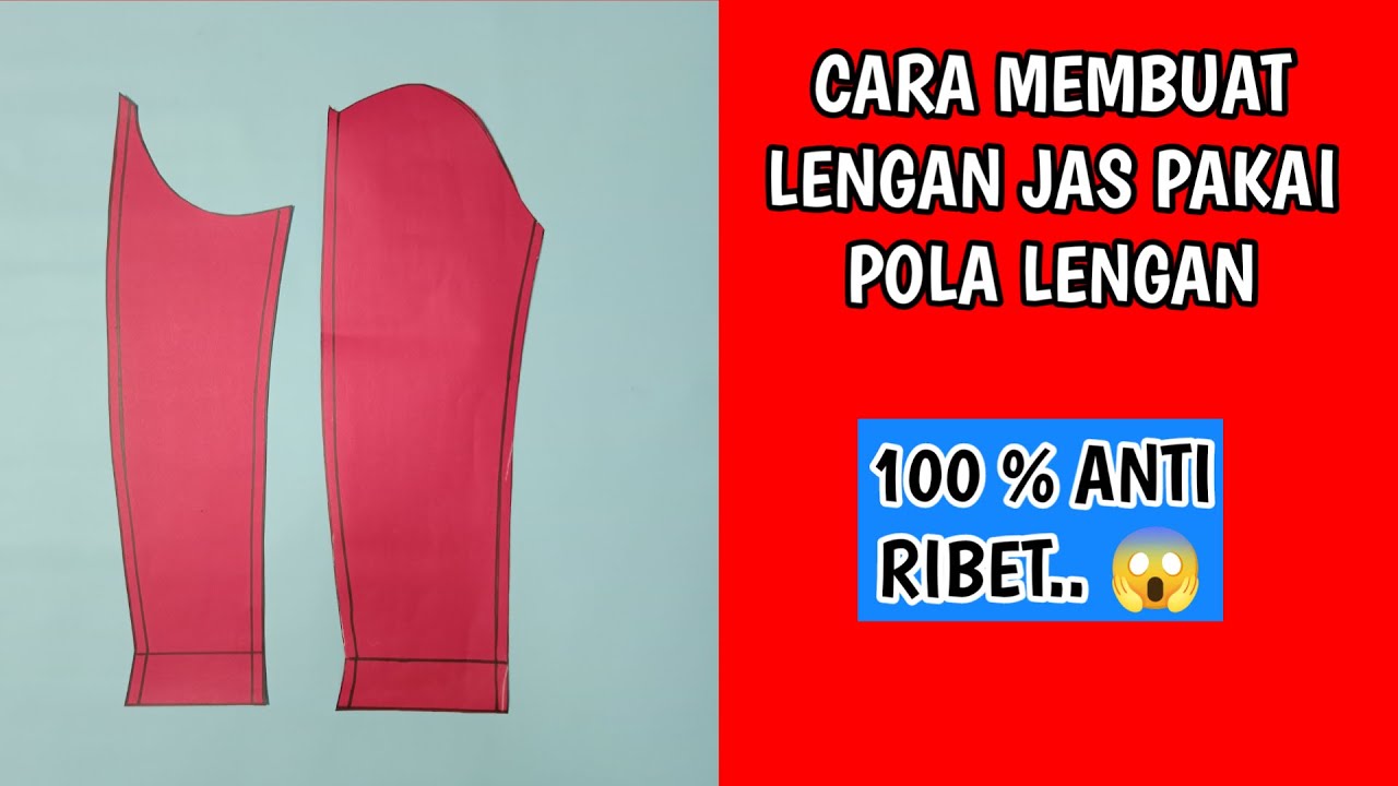CARA BARU MEMBUAT LENGAN JAS, ALMAMETER, JASKO, BLAZER [MUDAH TANPA RIBET] PART 2
