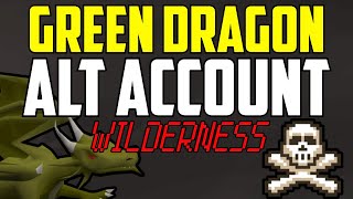 OSRS - How Much Money Does A Green Dragon WILDERNESS Alt Make? (3 HOURS)