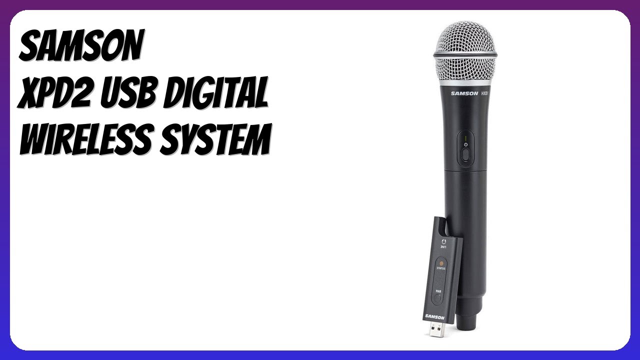 BEWERTUNG (2026): SAMSON XPD2 USB Digital Wireless System. Infos