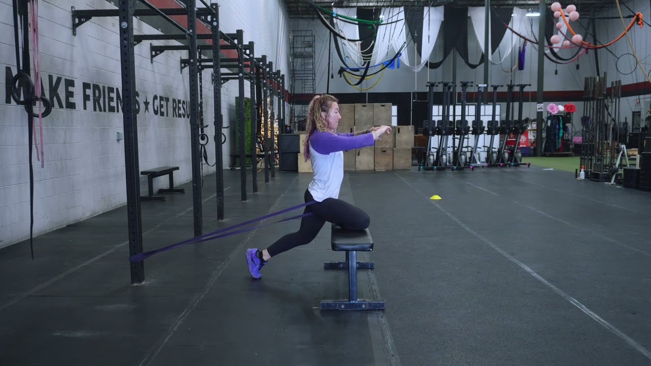 Banded Dynamic Pigeon Mobilization (off Bench)