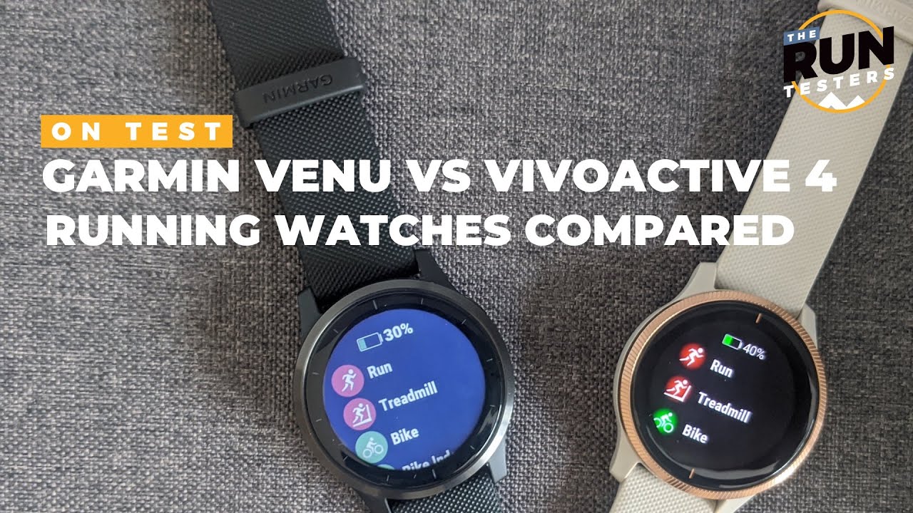 Comparatif montres connectées Garmin Vivoactive4, Venu Sq2, Venu2, Venu2Plus