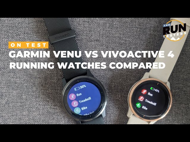 Garmin Venu vs Vivoactive 4: Running watches compared 