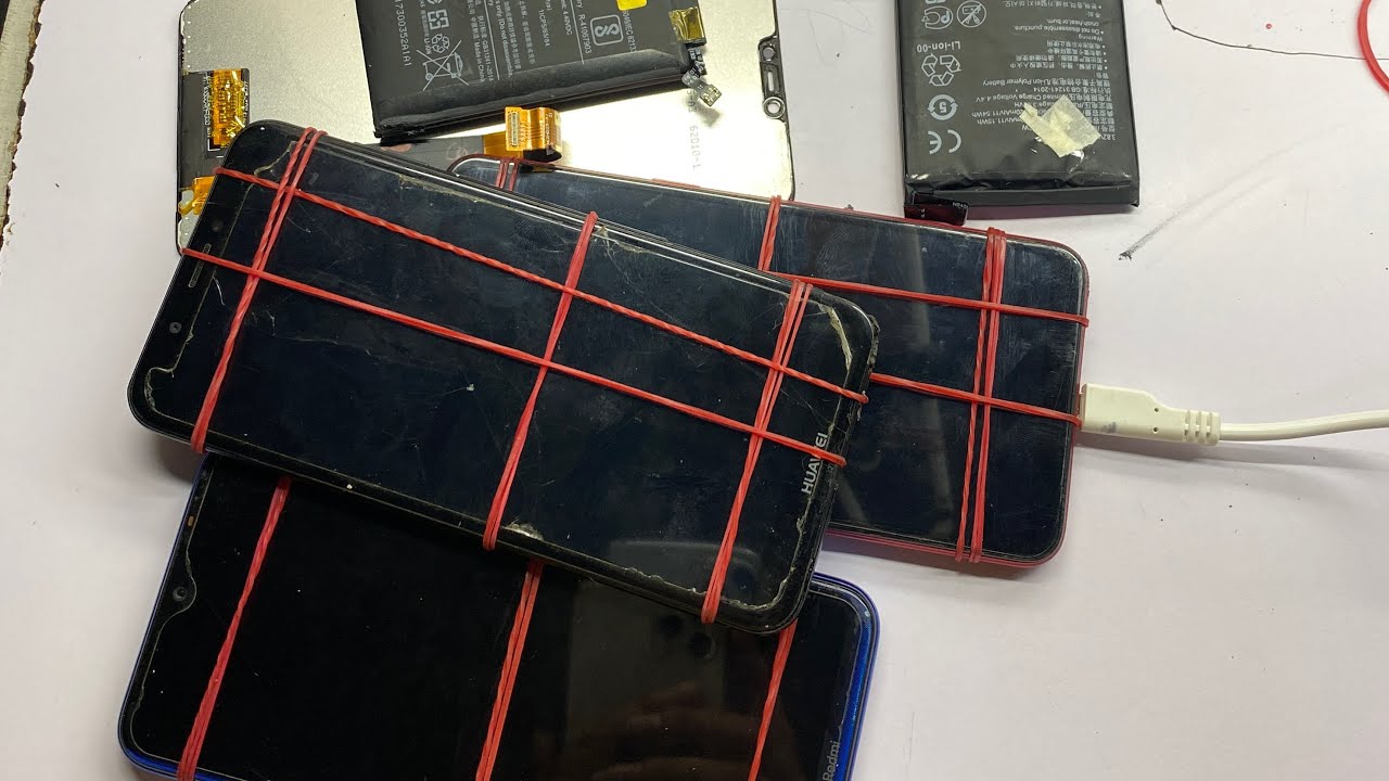 Tatlong Serang Cellphone Sabay Ayusin | Live Repair 2 pcs bloated battey & lcd problem