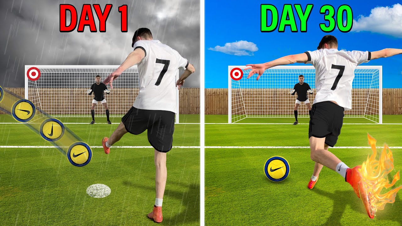 I Trained My WEAK FOOT for 30 Days