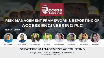 Access Engineering PLC | Risk Management Framework & Reporting | SMA | Presentation