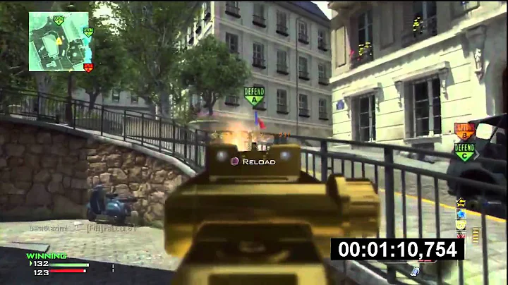 MW3: Fast MOAB with MP7! (MOAB in 1 Minute 37 Seconds)