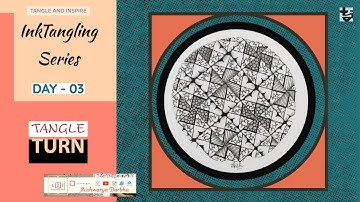 Tangle Turn | HeartiZen | Exclusive Zentangle Lessons | Exploring Hearts | Year 2021