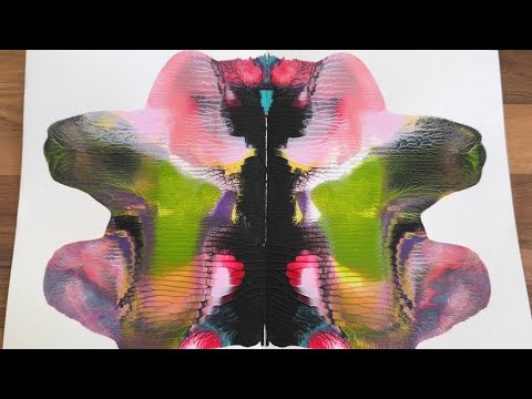 Something NEW! Painting with a Ruler?! Intuition Abstract Art - YouTube