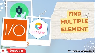 Part 11: Find Multiple Elements With Mobile App Automation using WebDriverIO Javascript