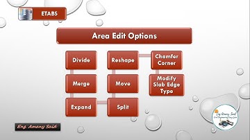 ETABS Tips - Area Edit Options