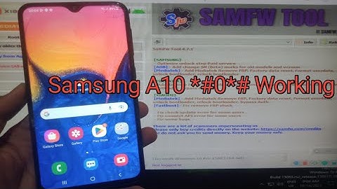 Samsung Galaxy A10 Frp Bypass ! Free Tool Samfw ! 2023