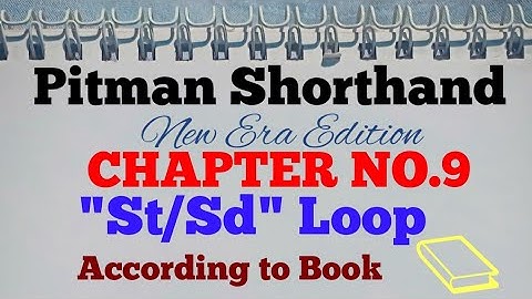 CHAPTER NO. 9 "St/Sd Loop"