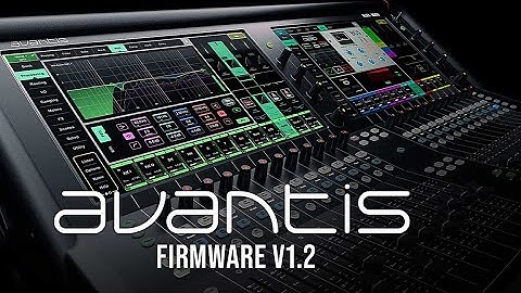 Allen & Heath Avantis 1.2 Digital Console Upgrade