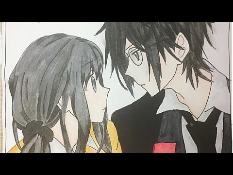 Thi Vẽ Cặp Đôi Anime Của Các Thành Viên Kênh An Pi Tv Coloring - Youtube