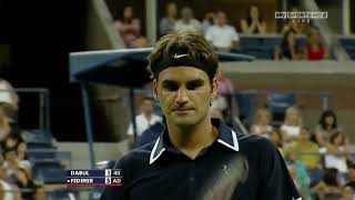 US Open 2010 R1 - R.Federer vs B.Dabul Highlights