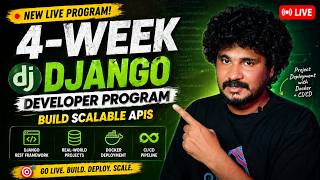 Become a Django Backend Developer in 4 Weeks | Live Program