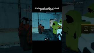 What happens if you bring an infected person in the Async Roblox Backrooms Desolation