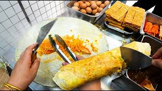 Inside a Busy Night Market: Making Traditional Jianbing Crepes POV