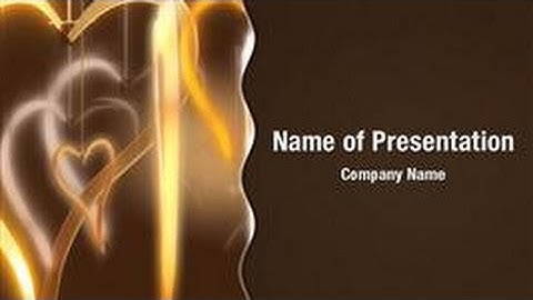 Love Theme PowerPoint Video Template Backgrounds - DigitalOfficePro #01040V