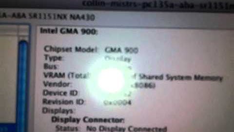 Mac OS X running on a Compaq Presario SR1151NX