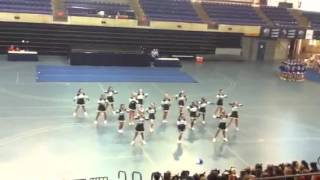 CVHS JV cheer home pom