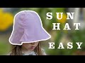 DIY KIDS SUN HAT | SEWING TUTORIAL | PDF SEWING PATTERN