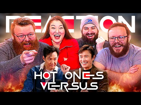 Hot Ones Squid Game REACTION!! | Lee Jung-jae vs. Lee Byung-hun