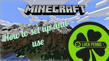 How to set up RANKS & PERMISSIONS using LuckPerms - Minecraft Plugin Tutorial
