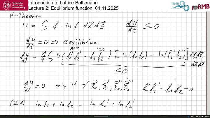 Introduction to Lattice Boltzmann 2: Equilibrium Function