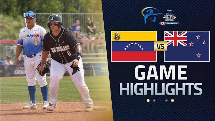 HIGHLIGHTS | 🇻🇪 Venezuela vs 🇳🇿 New Zealand | WBSC Men's Softball World Cup Finals 2025