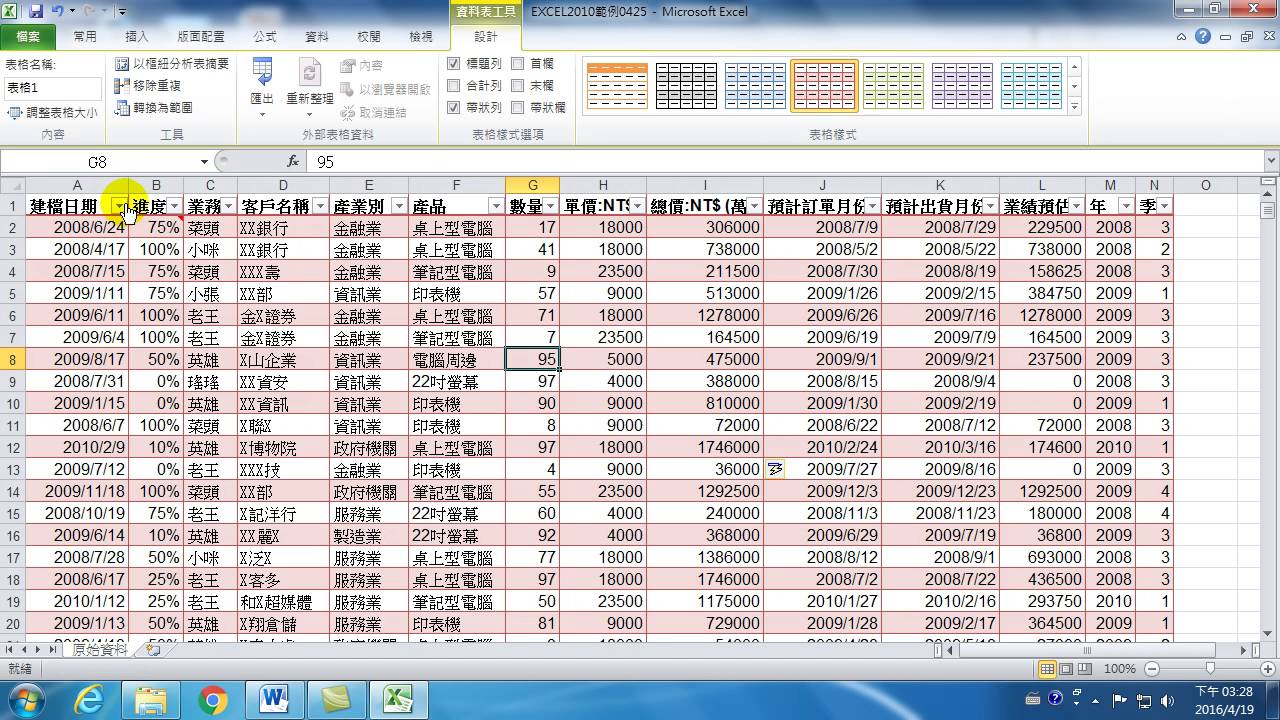 15 如何進行排序資料整理 Excel 10 試算表入門 Youtube